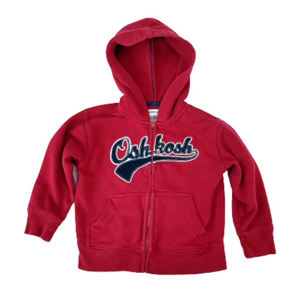 Oshkosh Bgosh Red Hoodie Full Zip 2T